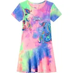 DÍVČÍ funkční ŠATY modrá/žlutá Kugo MS7113