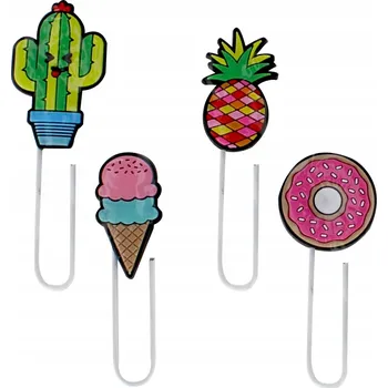 Vánoční ozdoba Ozdoba SPONKA S Dekorací Kaktus Balení 4 Kusy OZDOBY Craft With Fun