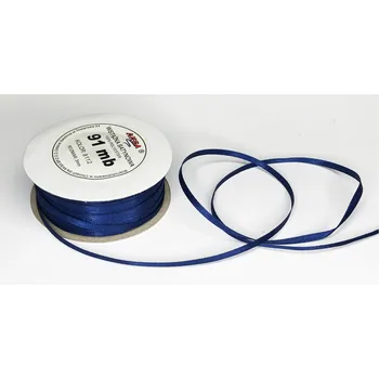 Stuha Stuha saténová jednolící, WS8112, šíře 3 mm / balení 91 m