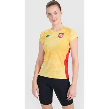 Dámské tričko Tréninkové tričko s krátkým rukávem 4F M černé