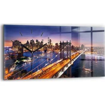 Hodiny Nástěnné hodiny Wallfluent modré 60 cm