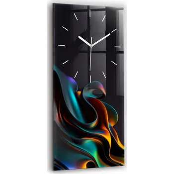 Hodiny Nástěnné hodiny Wallfluent oranžové 30 cm