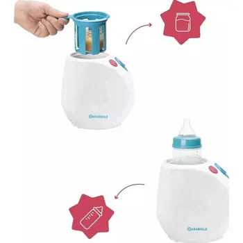 Ohřívač a sterilizátor Multifunkční ohřívač lahví a dětské stravy Badabulle