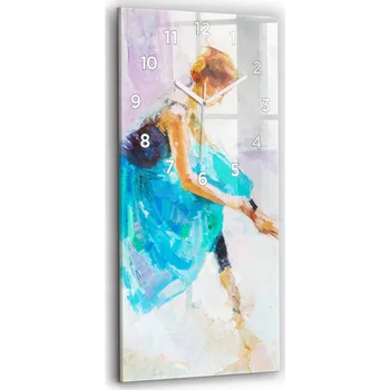 Hodiny Nástěnné hodiny Wallfluent modré 30 cm