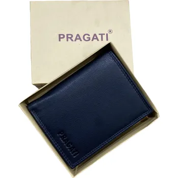 Peněženka Pragati Fashion Pánská kožená peněženka pragati černá