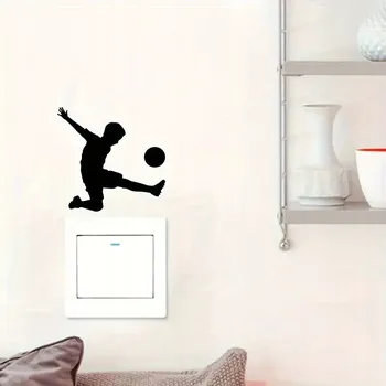 Samolepící dekorace Samolepka na zeď na vypínač fotbal fotbalista sport