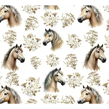 Úplet, Koňské hlavy a rostliny (E) (Luxusní vzory z Turecka)