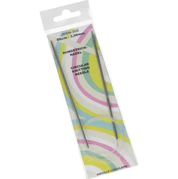 Jehlice Galanterie Kruhová pletací jehlice 80 cm vel. 3