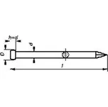 hřebík 36/1.6 ZINEK kolářský DIN 1152 ČSN 2820.25
