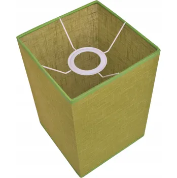 Stínidlo STÍNÍTKO NA NOČNÍ LAMPIČKU ZELENÉ LNU E27 DĚTSKÉ