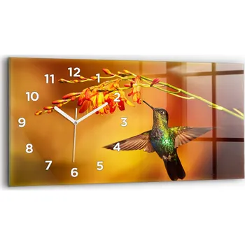 Hodiny Nástěnné hodiny Wallfluent oranžové 60 cm