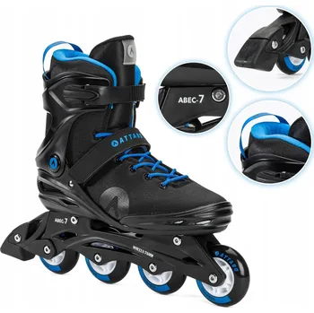 Kolečkové brusle Kolečkové Brusle pánské ATTABO Cyclone černé, velikost 45