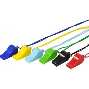 Píšťalka pro rozhodčího Píšťalka rozhodčí plastová píšťalka Enero 12 kusů mix barev