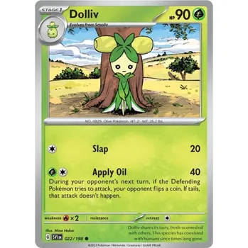 Sběratelská karetní hra Pokémon karta Dolliv 022/198