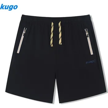Pánské kraťasy PÁNSKÉ ŠORTKY černé Kugo FS6033
