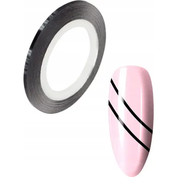 Páska Nitka ČERNÁ na zdobení nehtů 2 mm