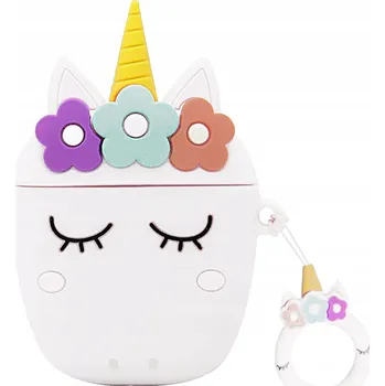 Příslušenství pro sluchátka Pouzdro s klopou Greenzone pro Apple AirPods, bílé