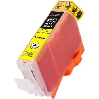 Cartridge Canon BCi-3eY - BCi-6Y kompatibilní žlutá