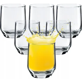 Sklenice KADAX SKLENICE NA NÁPOJE ŠŤÁVY Z VODY 205 ml 6 Ks