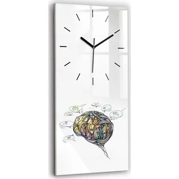 Hodiny Nástěnné hodiny Wallfluent žluté 30 cm