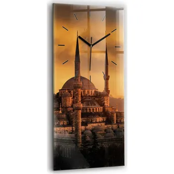 Hodiny Nástěnné hodiny Wallfluent oranžové 30 cm