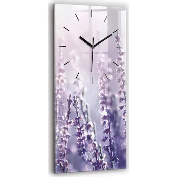 Hodiny Nástěnné hodiny Wallfluent fialové 30 cm