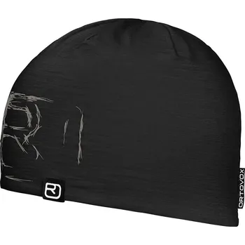 Čepice Ortovox čepice 120 Tec Logo Beanie Barva: black raven