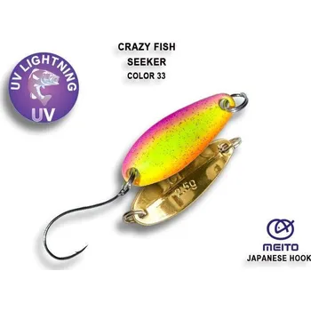 Umělá nástraha Plandavka Crazy Fish Seeker 28mm 2,5g color 33