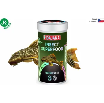 Krmivo pro rybičky Dajana ISF Vegetable Wafers, tablety – krmivo, 100 ml (insect superfood)
