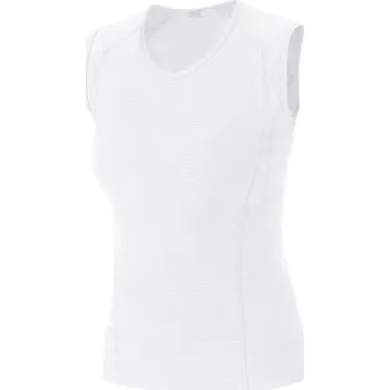 cyklistický dres GORE M Women Base Layer Sleeveless Shirt-white-40