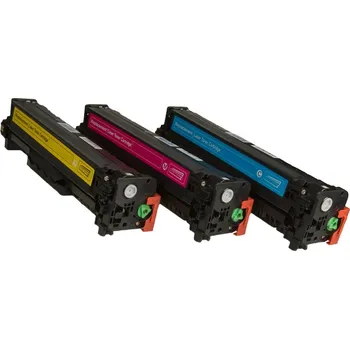 Sada tonerů HP 312A - CF440AM kompatibilní azurový/purpurový/žlutý