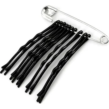 Karnevalový doplněk imago Sponky do vlasů - černé
