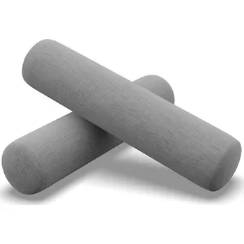 Dekorativní polštářek Set polštářů Válec - LUX Šedá I