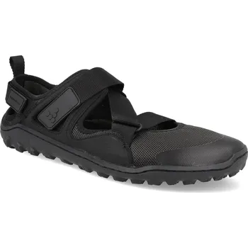 Dívčí sandály Barefoot pánské trekové sandály Vivobarefoot - Tracker sandalM obsidian černé Velikost: 46