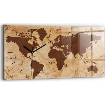 Hodiny Nástěnné hodiny Wallfluent hnědé 60 cm