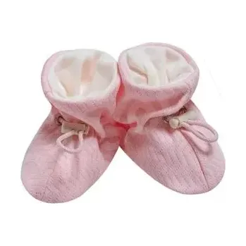 Kojenecké capáčky Vlnky růžové Baby Service (1883)