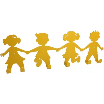 Věšák Šatní ramínko kovový Gamet odstíny žluté