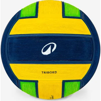 Fotbalový míč DECATHLON Míč na vodní pólo WP900 velikost 3 ZELENÁ