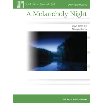 A Melancholy Night - skladba pro hráče na klavír