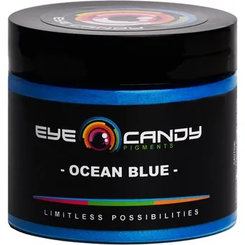 barva a nátěr na dřevo Eye Candy Ocean Blue slídový metalický práškový pigment Hmotnost: 50 g