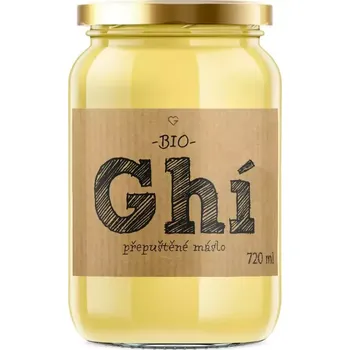 Rostlinný olej Goodie Přepuštěné máslo GHÍ - Grass-Fed BIO 720 ml