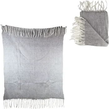 deka Deka Cozy, 160 × 130 cm, světle šedá, akryl, polyester, vlna BH102874