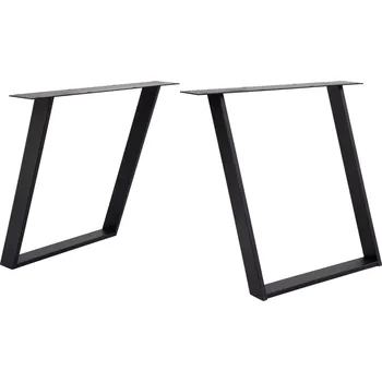 Stolová podnož CITYLINE Stolová noha Madrid, 780 × 365 × 720 mm, černá, 2 ks 50103.1478.01011