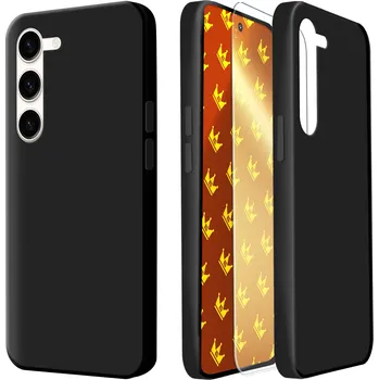 Pouzdro na mobilní telefon Zadní Kryt Hello Case pro Samsung Galaxy S23, černý