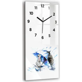 Hodiny Nástěnné hodiny Wallfluent modré 30 cm