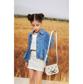 Kabelka Dětská kabelka Elisabetta Franchi béžová barva, EFBO104.C.GA018 01X, vel. ONE SIZE