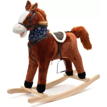 Houpací kůň Houpací koník s melodií a šátkem Baby Mix Dominik