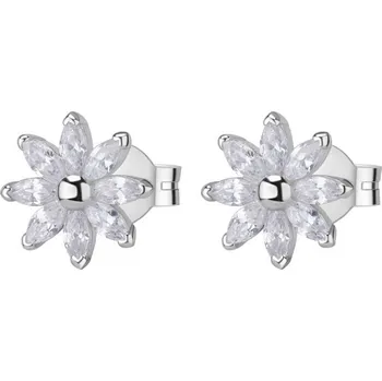 Náušnice Rosato Stříbrné květinové náušnice s kubickými zirkony Gaia RZGA72 + 2 měsíce na vrácení zboží