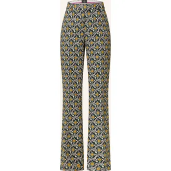 Etro Dámské Kalhoty, černá / zelená / fialová, 40