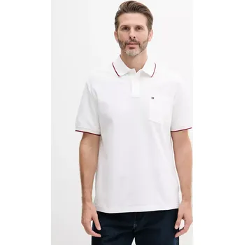 Oblečení a móda Bavlněné polo tričko Tommy Hilfiger MW0MW38457 bílá 00X, vel. S